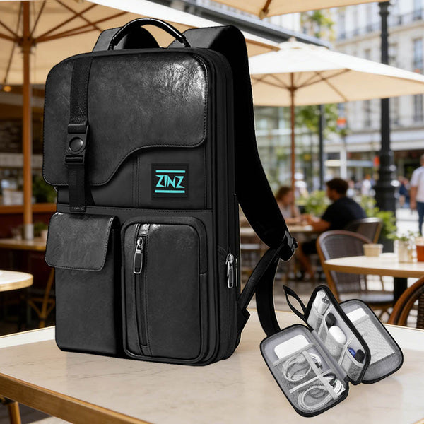 Slim Expandable Laptop Backpack 15.6 Inch Business Backpack with