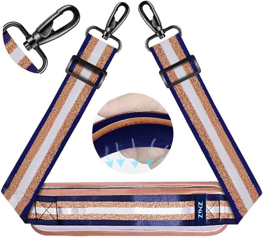 ZINZ 75" Shoulder Strap with Fixed Pad and Dual Balanced Buckles