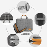 ZinMark Laptop Case 15.6 Inch Briefcase with Detachable Belt Bag, Compatible Most Popular 15.6 Inch Notebooks Chromebooks