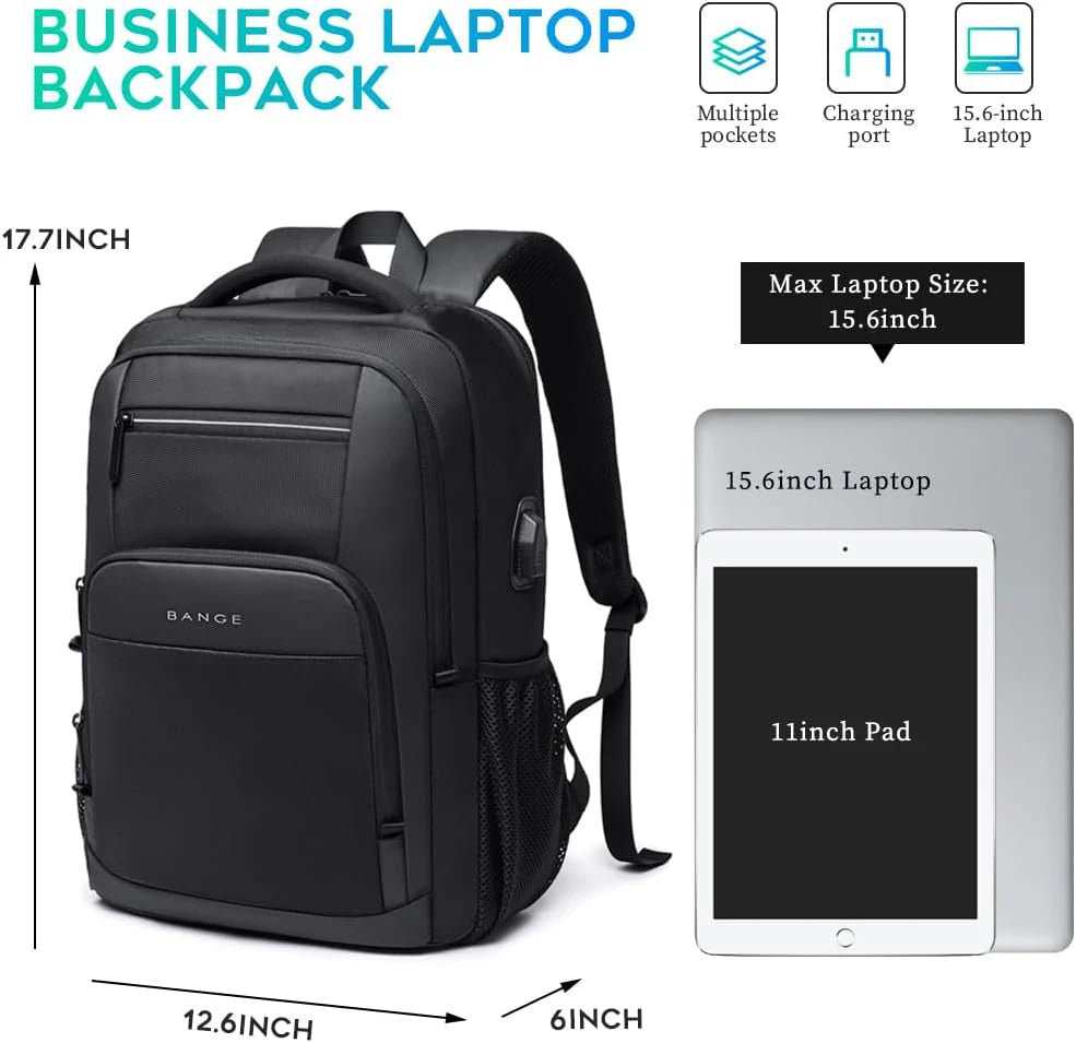 BANGE Carry-on Travel Backpack Fit 15.6 Inch Laptop Backpacks for Men and Women, Teenager School Bags