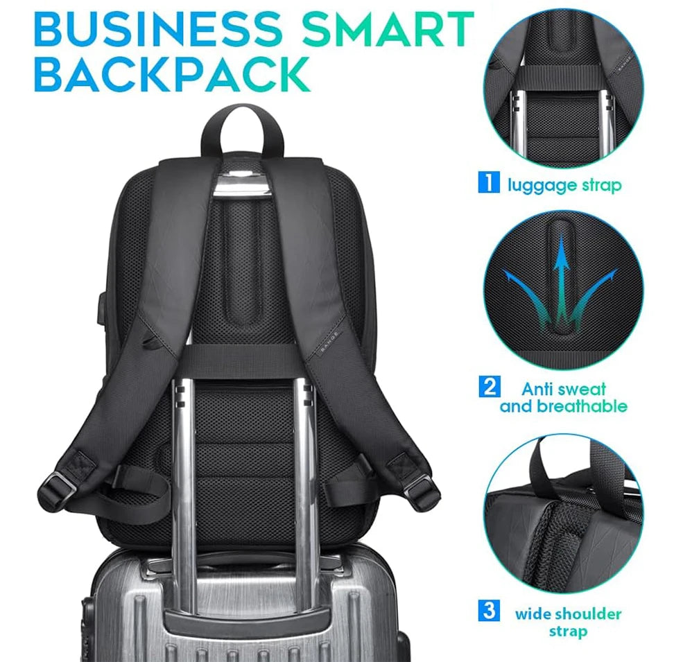 BANGE Carry-on Travel Backpack Fit 15.6 Inch Laptop Backpacks for Men and Women, Teenager School Bags