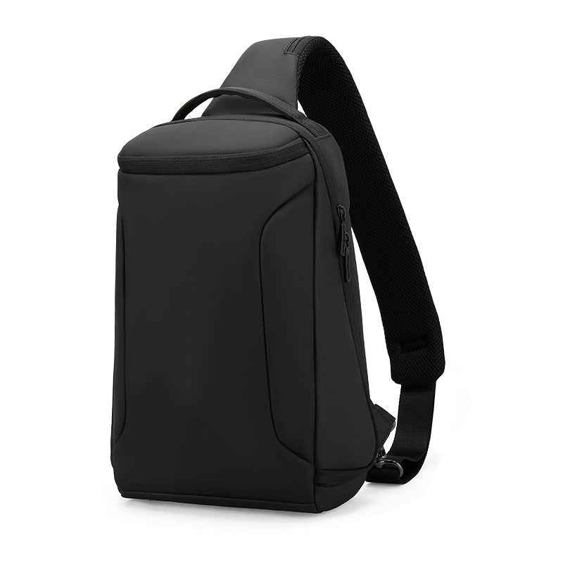 Sling Crossbody Bag Fits 12inch iPad Shoulder Messenger Bags Male Waterproof USB Recharging Sling bag