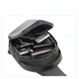 Hard Shell Sling Bag with Lock Anti-theft USB Charging Backpack