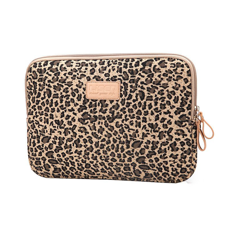 Leopard Print MacBook Air Pro Sleeve 13.3inch Laptop Sleeve Bag Handbag Sleeve Case