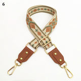 1PC Bag Strap Women Colored Straps For Crossbody Messenger Shoulder Bag Accessories Adjustable Embroidered Belts Straps