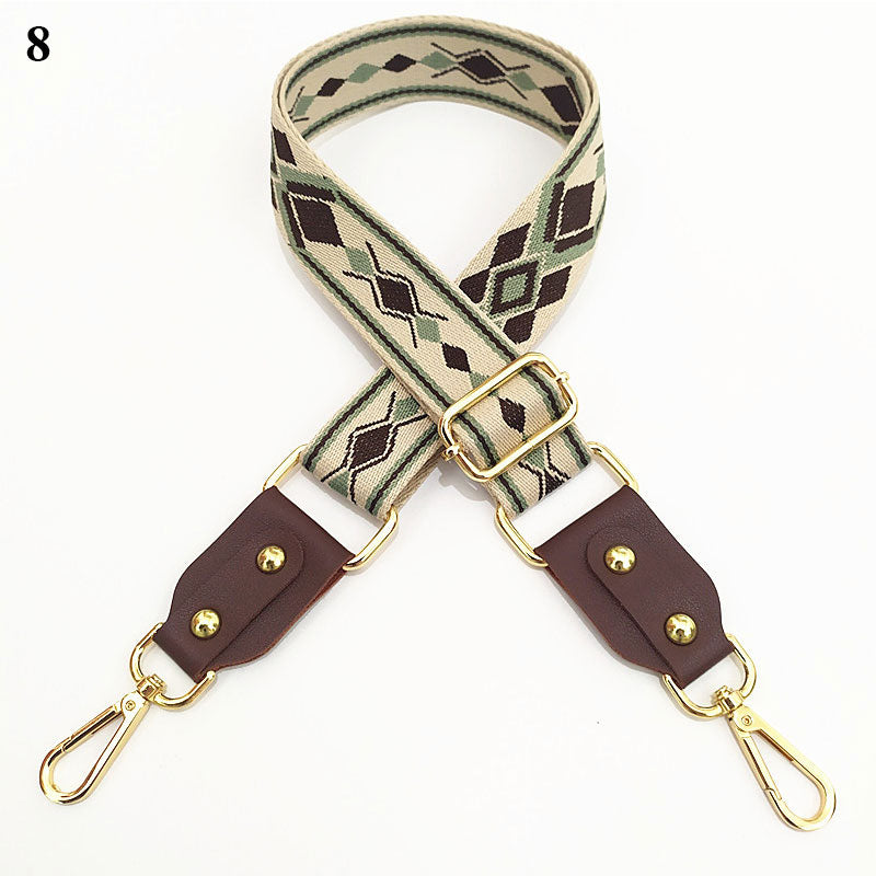 1PC Bag Strap Women Colored Straps For Crossbody Messenger Shoulder Bag Accessories Adjustable Embroidered Belts Straps
