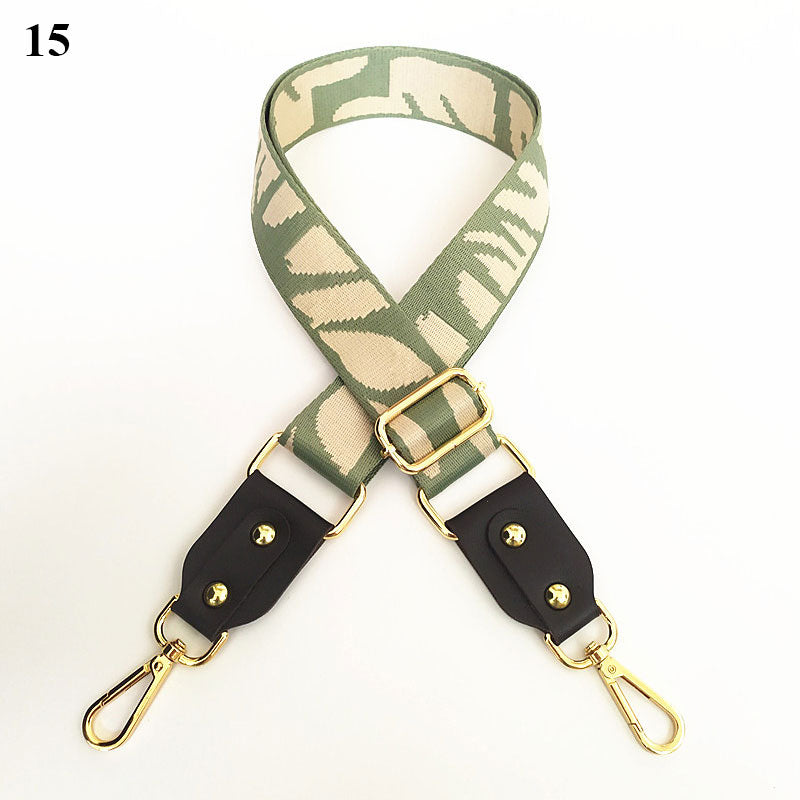 1PC Bag Strap Women Colored Straps For Crossbody Messenger Shoulder Bag Accessories Adjustable Embroidered Belts Straps