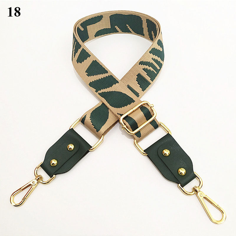 1PC Bag Strap Women Colored Straps For Crossbody Messenger Shoulder Bag Accessories Adjustable Embroidered Belts Straps