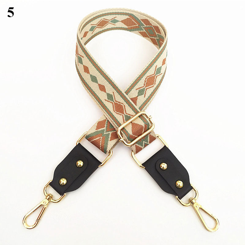 1PC Bag Strap Women Colored Straps For Crossbody Messenger Shoulder Bag Accessories Adjustable Embroidered Belts Straps