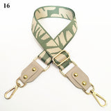 1PC Bag Strap Women Colored Straps For Crossbody Messenger Shoulder Bag Accessories Adjustable Embroidered Belts Straps