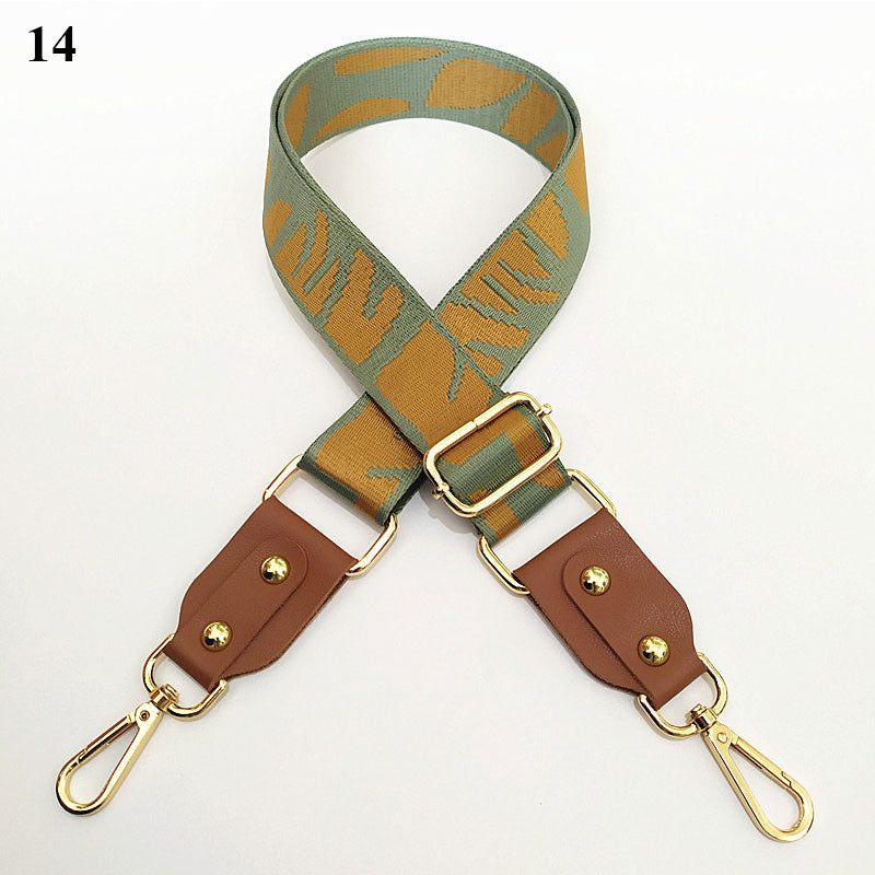 1PC Bag Strap Women Colored Straps For Crossbody Messenger Shoulder Bag Accessories Adjustable Embroidered Belts Straps