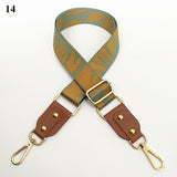 1PC Bag Strap Women Colored Straps For Crossbody Messenger Shoulder Bag Accessories Adjustable Embroidered Belts Straps