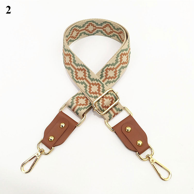 1PC Bag Strap Women Colored Straps For Crossbody Messenger Shoulder Bag Accessories Adjustable Embroidered Belts Straps