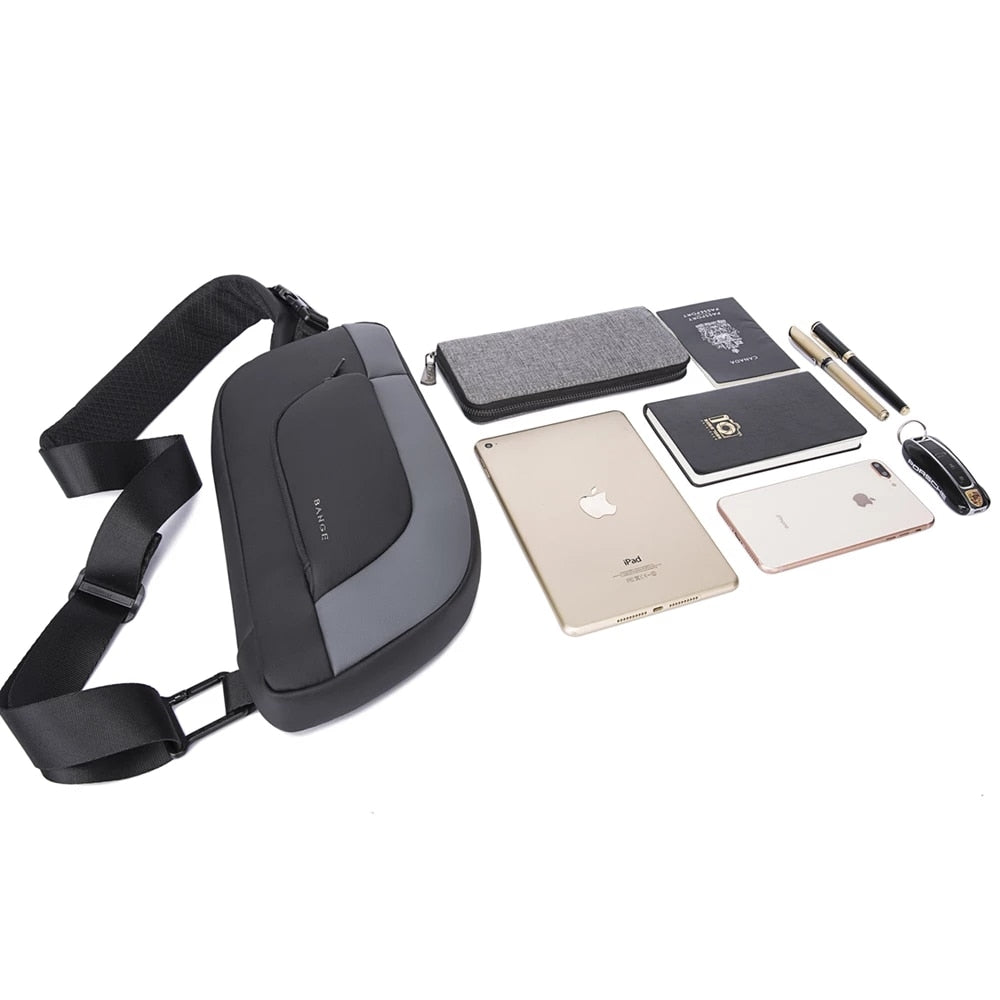 Sling Crossbody Bag Lightweight for Travel Hiking Work Crossbody Backpack Air Permeability Waterproof