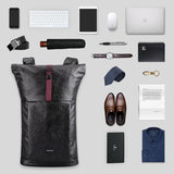 Fashion Black School Backpack for Men Women Laptop Backpacks Waterproof 15L Backpack
