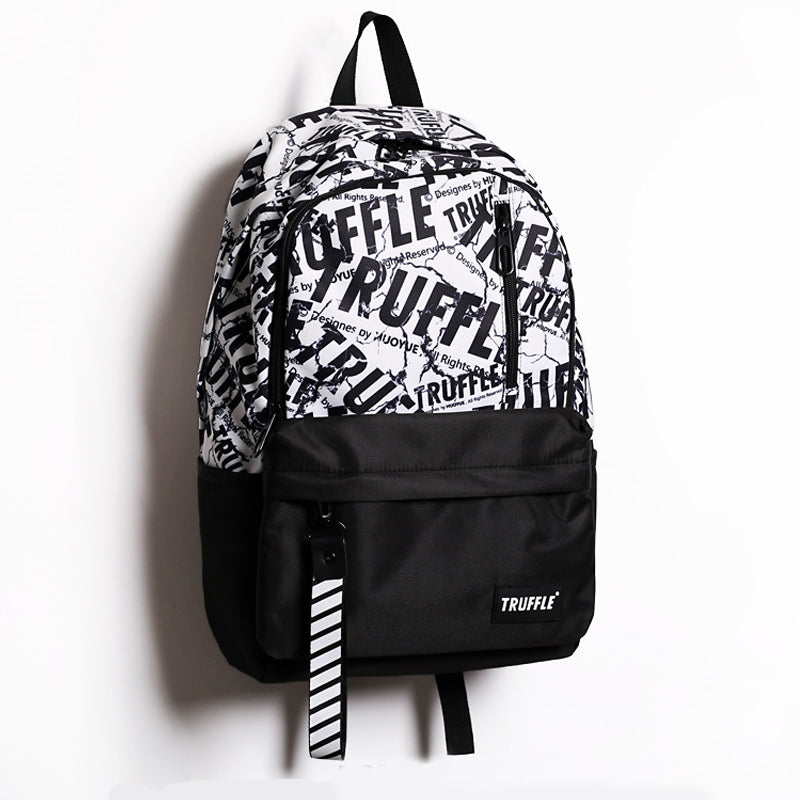 Fashion  Doodle Backpack for Men Women Lightweight Waterproof