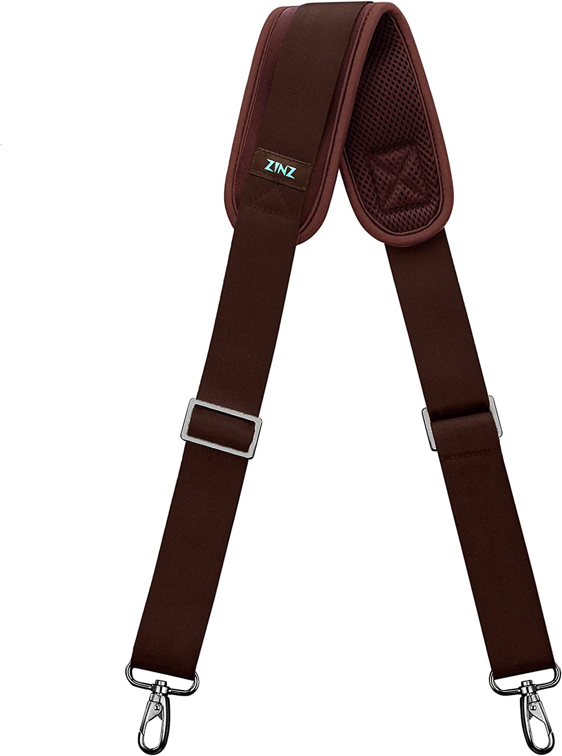 57" Bag Shoulder Strap, ZINZ Padded Adjustable Shoulder Strap Replacement