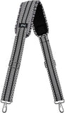 57" Bag Shoulder Strap, ZINZ Padded Adjustable Shoulder Strap Replacement