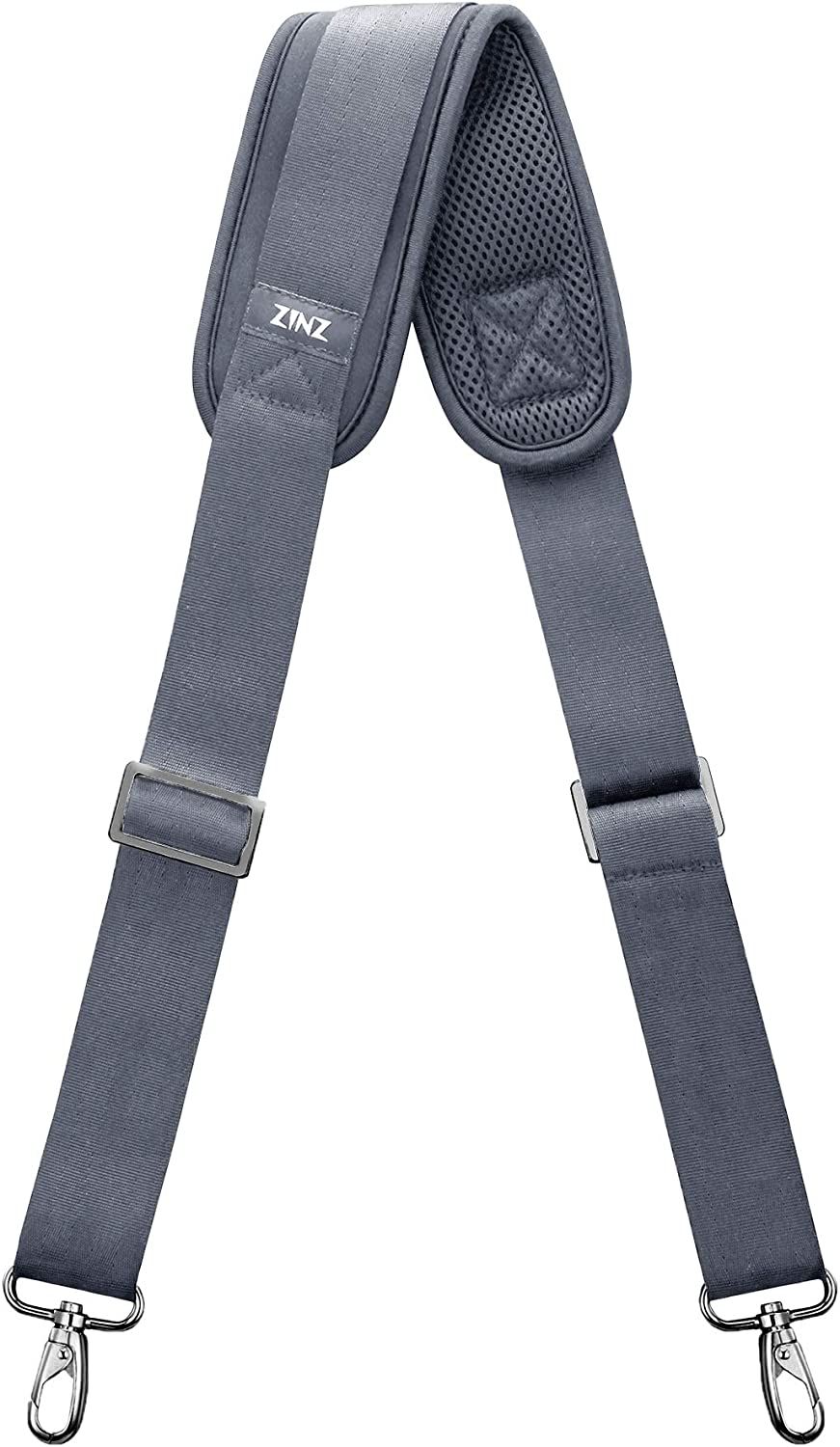 57" Bag Shoulder Strap, ZINZ Padded Adjustable Shoulder Strap Replacement