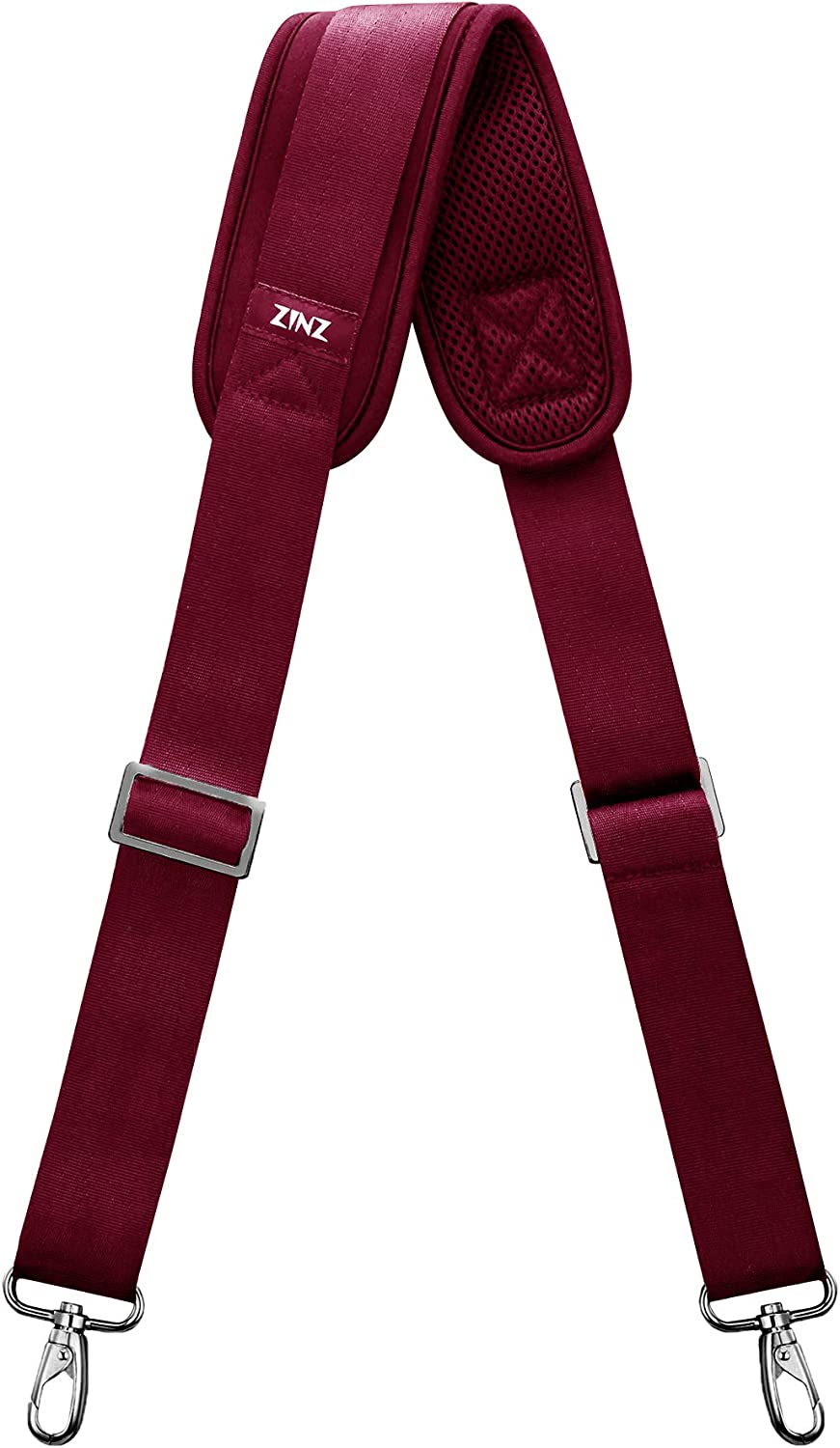 57" Bag Shoulder Strap, ZINZ Padded Adjustable Shoulder Strap Replacement