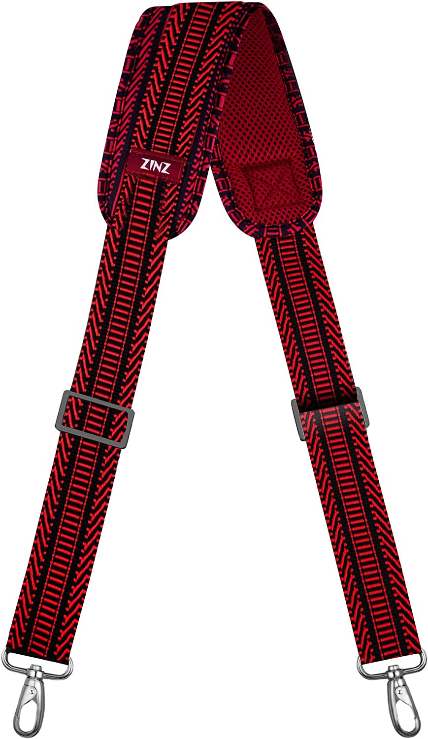 57" Bag Shoulder Strap, ZINZ Padded Adjustable Shoulder Strap Replacement