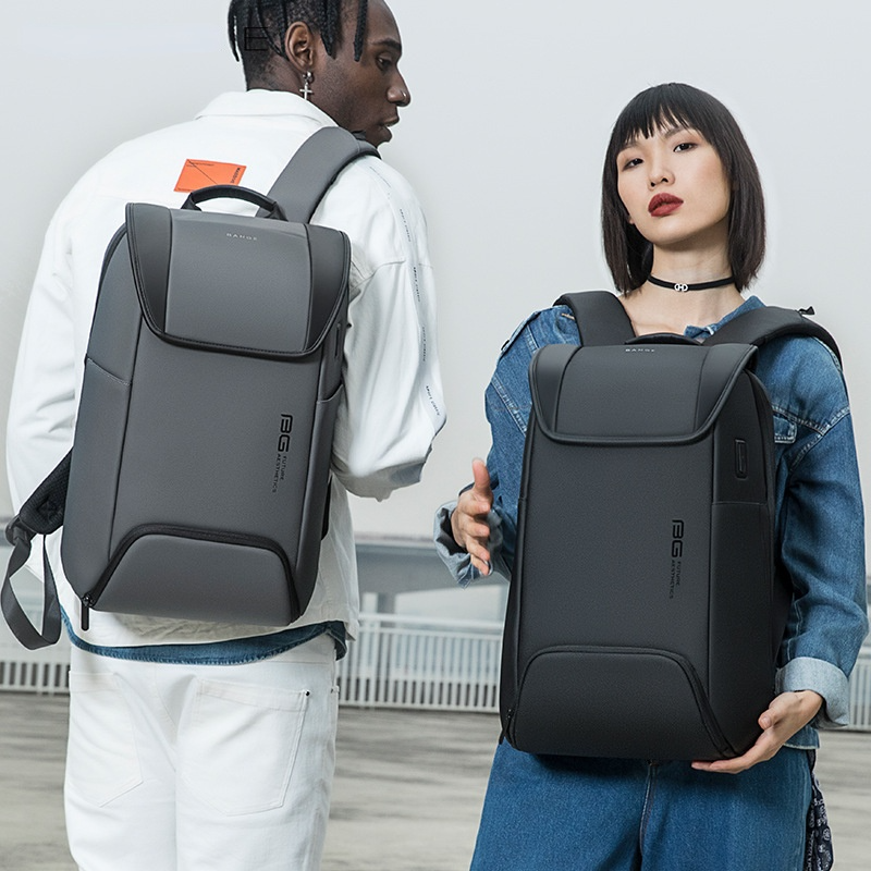 Fashion School Backpack for Men USB Charging Backpack Men Laptop Backpacks Water Repellent