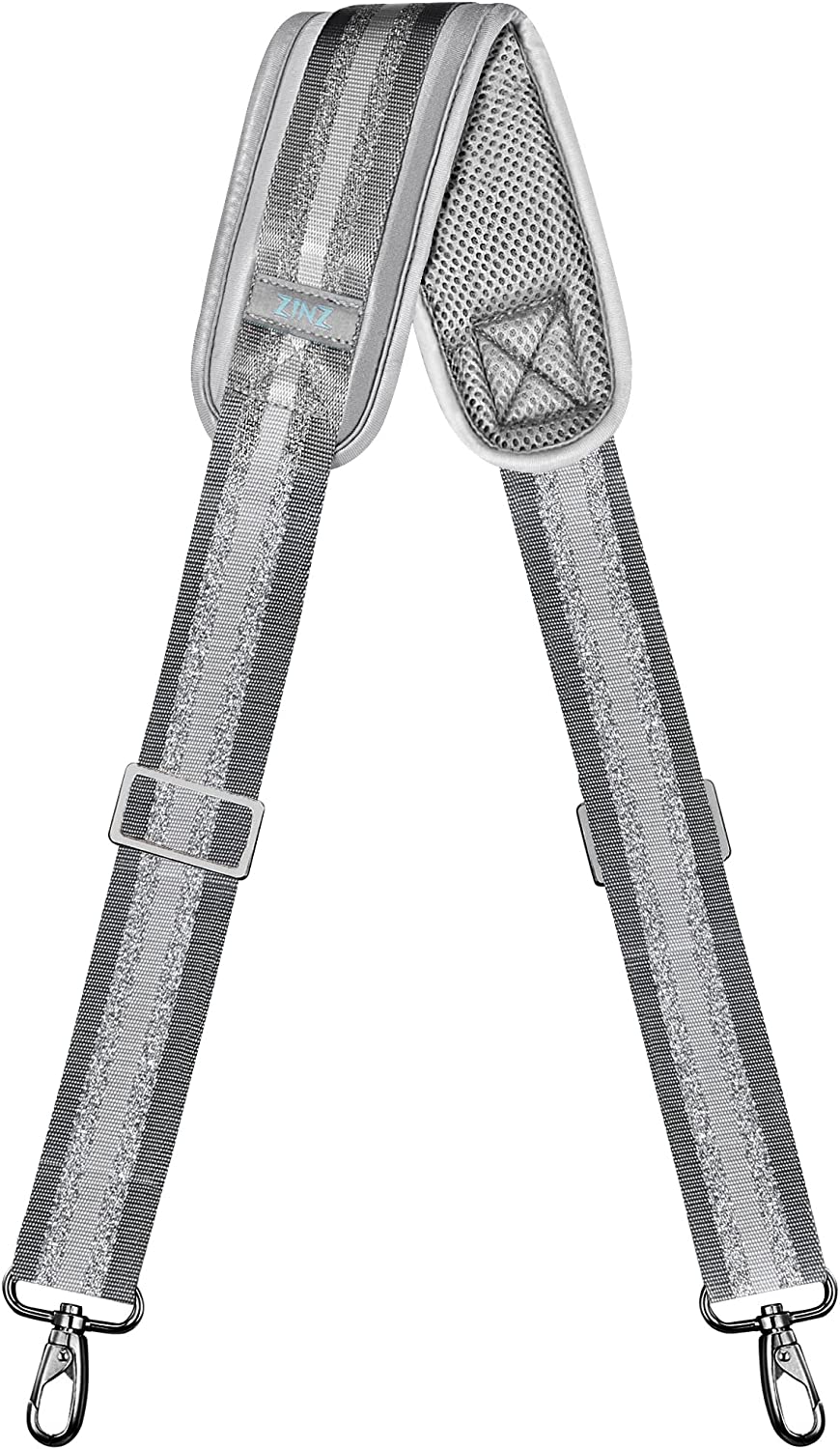 57" Bag Shoulder Strap, ZINZ Padded Adjustable Shoulder Strap Replacement