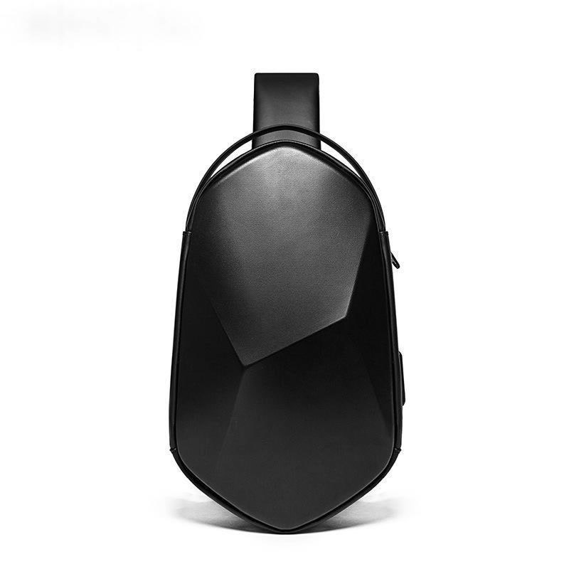 Hard Shell Sling Crossbody Bag Hard Shell Crossbody Bag USB 3.0 Charging Waterproof