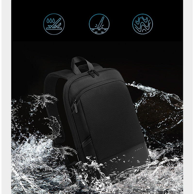 Slim Laptop Backpack Lightweight Waterproof 15.6"  Backpack for Work Commuting