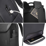 Fashion School Backpack for Men USB Charging Backpack Men Laptop Backpacks Water Repellent