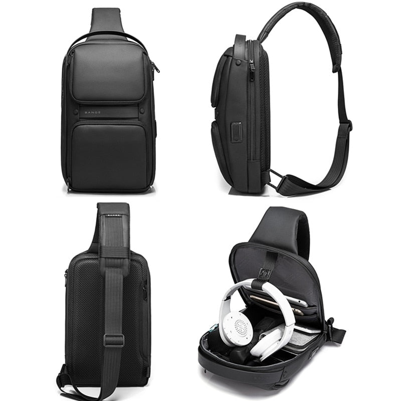 Crossbody Sling Bag Oxford Shoulder Sling Bags Male Waterproof Short Trip Chest Bag Pack