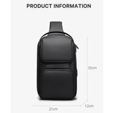 Crossbody Sling Bag Oxford Shoulder Sling Bags Male Waterproof Short Trip Chest Bag Pack