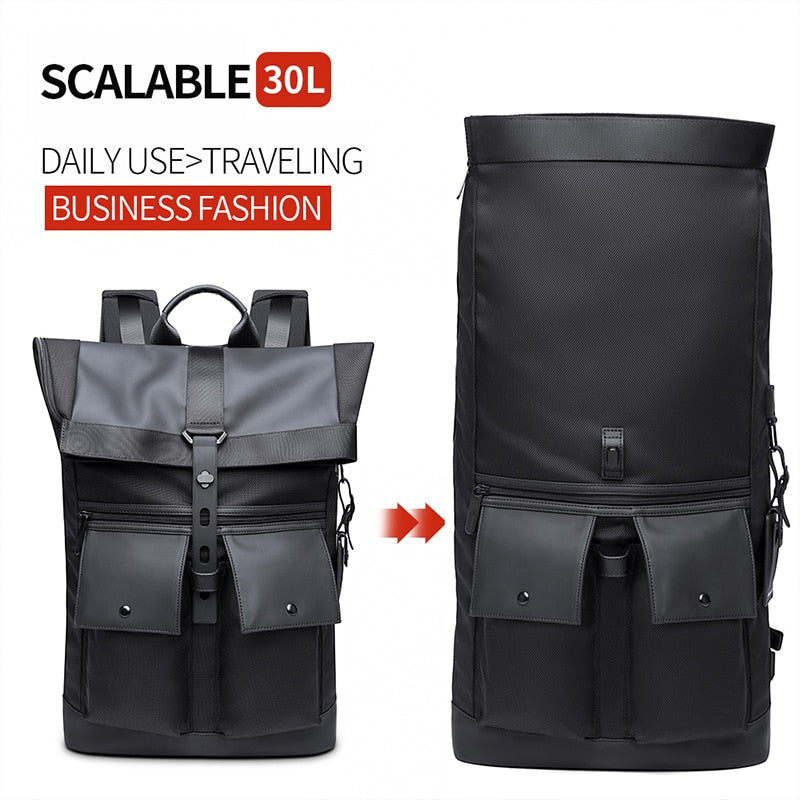 Fashion Backpack for Men Travel Waterproof Backpack Travel Bag School Rucksack