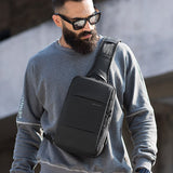 Sling Crossbody Bag Travel Chest Bag Messenger Shoulder Sling Running Bag for Men