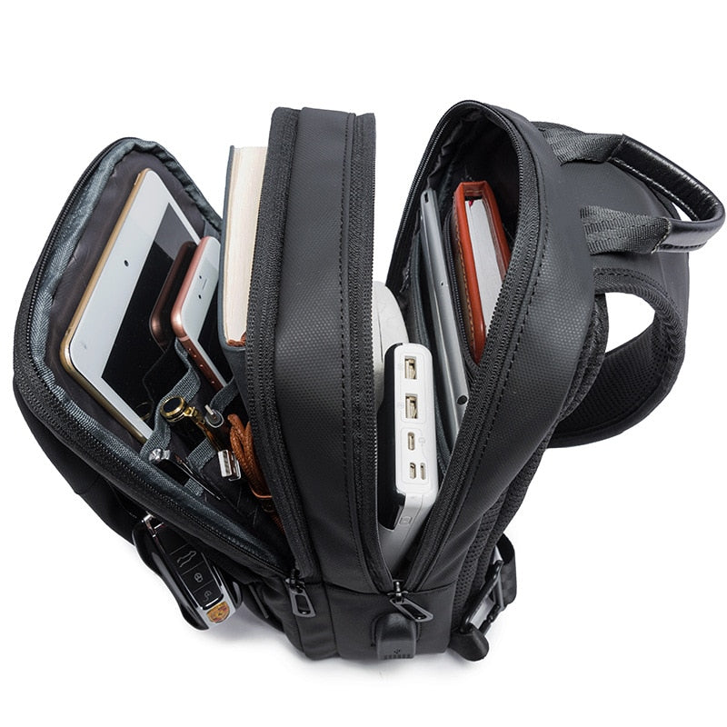 Sling Crossbody Bag Travel Chest Bag Messenger Shoulder Sling Running Bag for Men