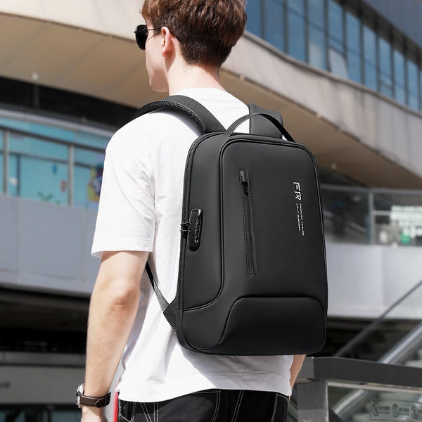 Businss Travel Backpack for Men 17inch USB Charging School Bag Anti-theft Men  Backpack – zinmark