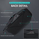 Sling Bag Crossbody Bag For Men Watertproof Male Shoulder Bag USB Charging Messenger Chest Bags Fit for 9.7 Inch iPad