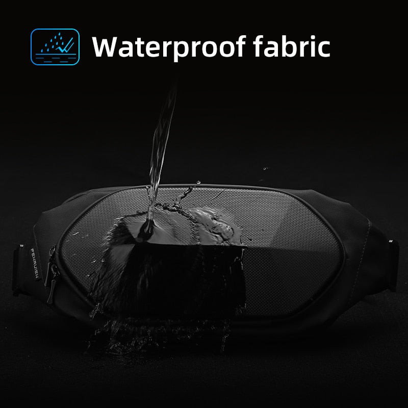 Sling Bag Crossbody Bags Men Chest Bag Short Trip Water Repellent Shoulder Bag Male Casual Messengers Bag