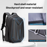 Backpack with Chest Strap for Men Hardshell 15.6 Inch Laptop Backpack with USB Charging Travel Backpack