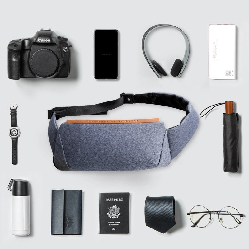 Crossbody Sling Bag Men Messenger Bags Male Waterproof Sling Chest Bag Boy Walking Bagpack