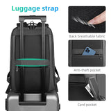 Ultra Slim Laptop Backpack for Work Casual Business Travel Bag with USB Charging Port