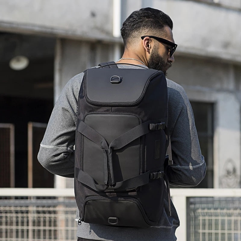 Convertible Travel Backpack with Shoulder Strap 36L Men Carry-on Backpack Women Large Camping Daypack Outdoor