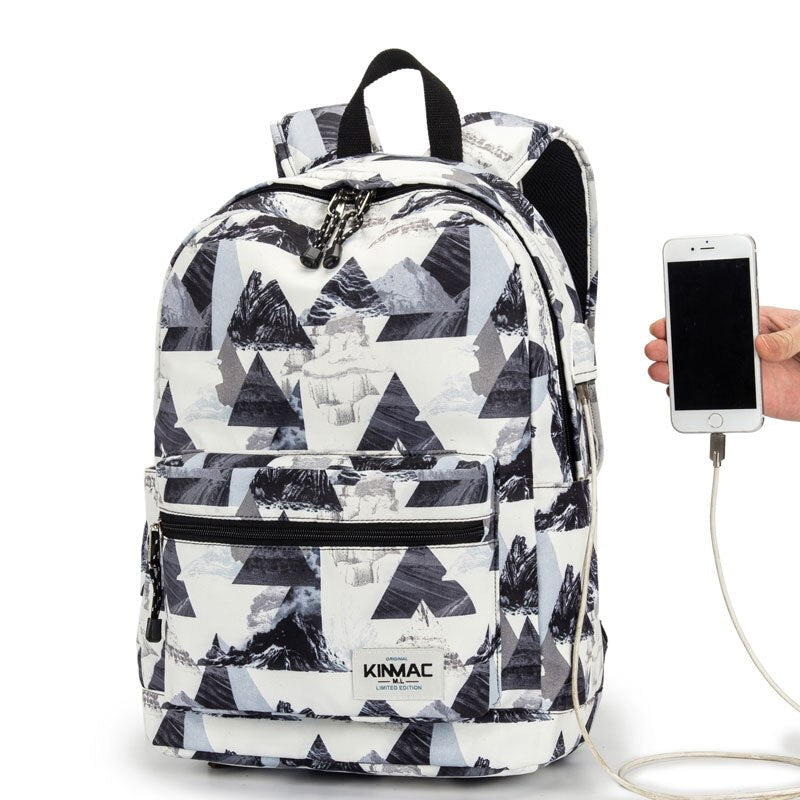 Doodle Backpack School Casual Laptop Protect Bag School Backpack For Macbook Dell Acer Laptop Bag