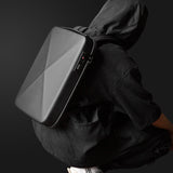 Hard Shell Backpack for Men Slim Waterproof with Lock USB Charging Port Travel Backpack