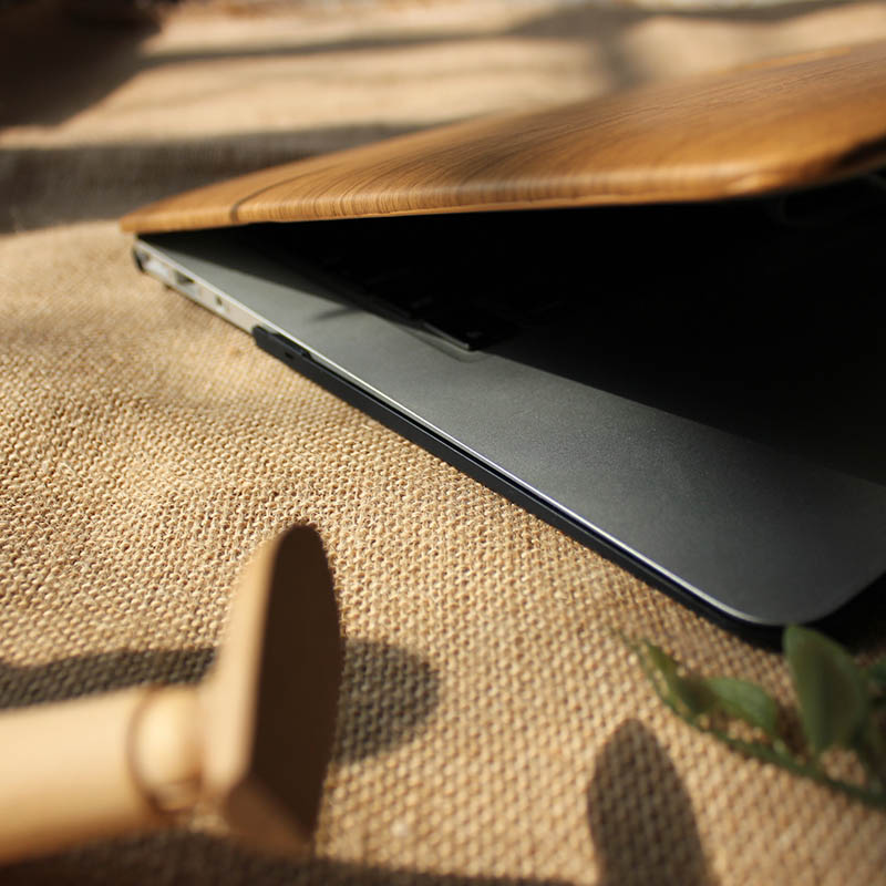 Wood Macbook Pro Case Laptop Case for Macbook Air Wood Grain Protective Wood Case for Apple Mac Air Pro 13 15 16 inch
