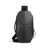 Sling Bag Hard Shell Crossbody Bag Waterproof Short Trip USB Charging Port Teenage 10L