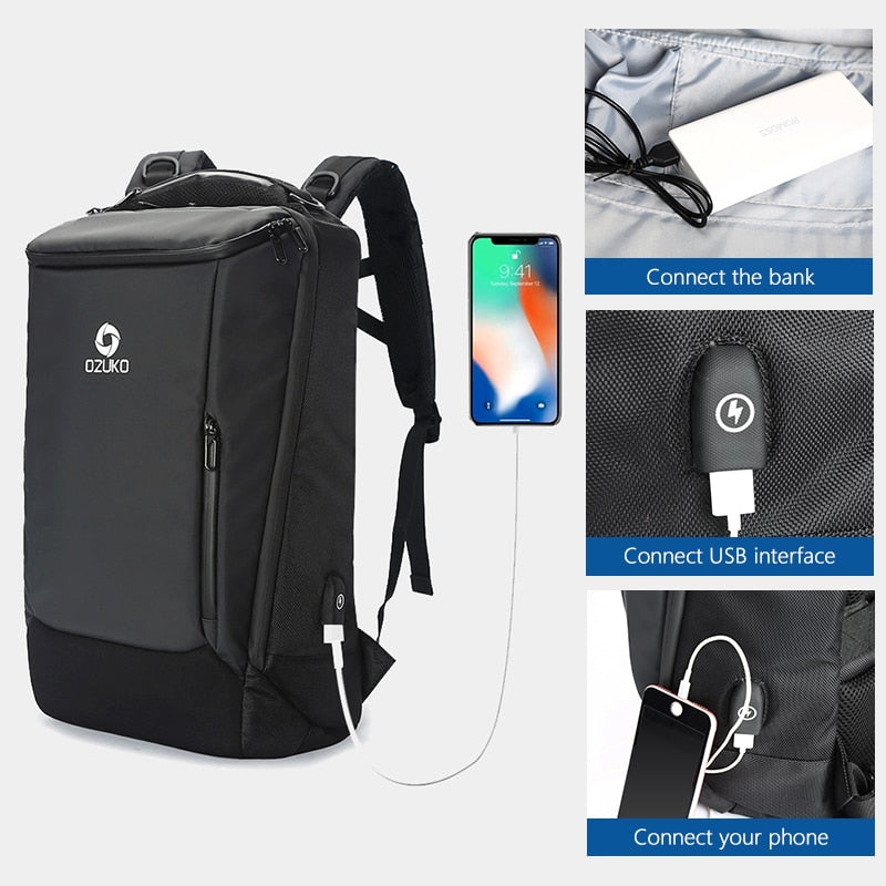 Gaming Backpack 17 Inch Large Capacity Waterproof Backpacks for Men Backpack Travel Bag