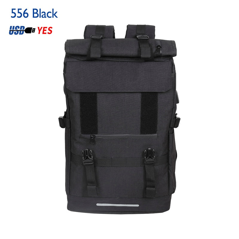 Carry-on Travel Backpacks 40L for Men USB Charging Laptop Backpack For Teenagers