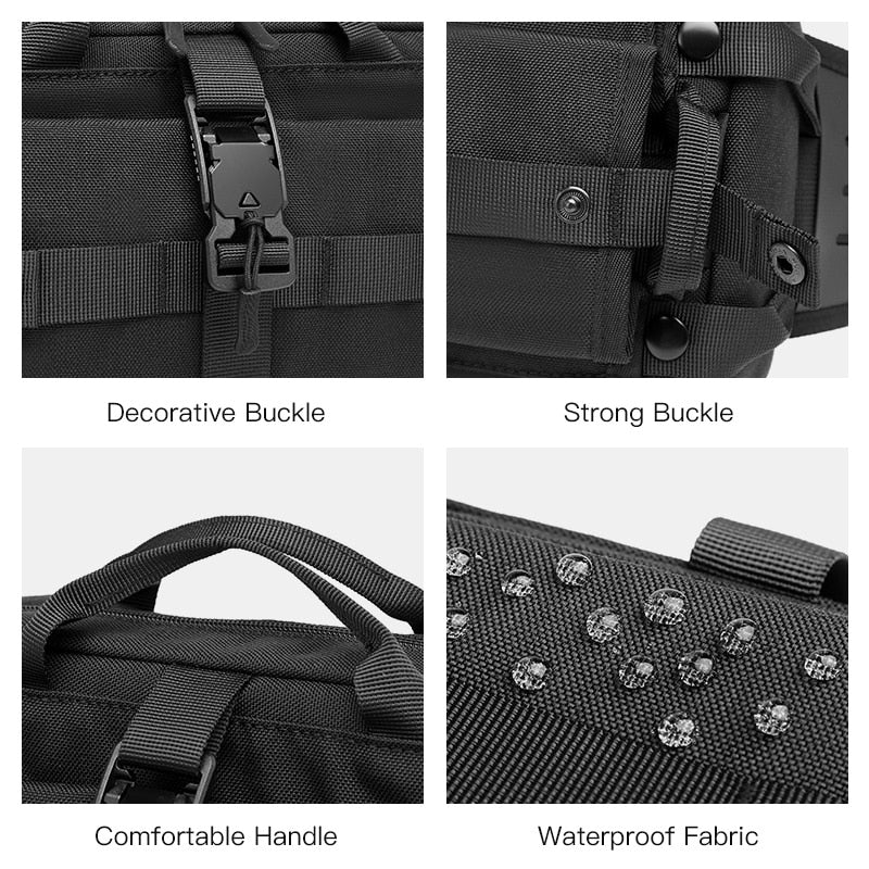 Men Sling Cross Bag Fanny Pack for Teenager Outdoor Sports Waterproof Shoulder Crossbody Bags
