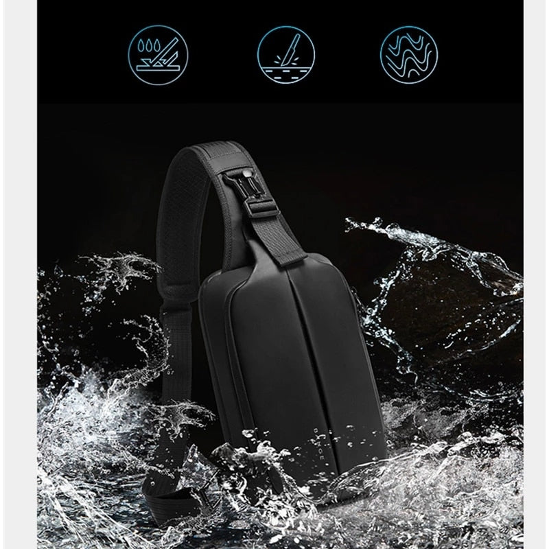 Sling Crossbody Bag for Men Crossbody Pack Large Capacity Waterproof